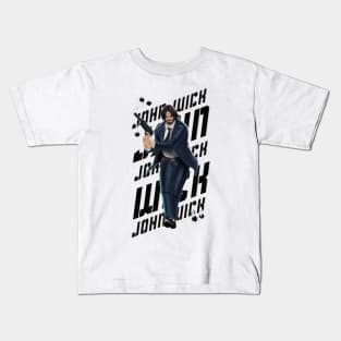 John Wick - Colored - Black Kids T-Shirt